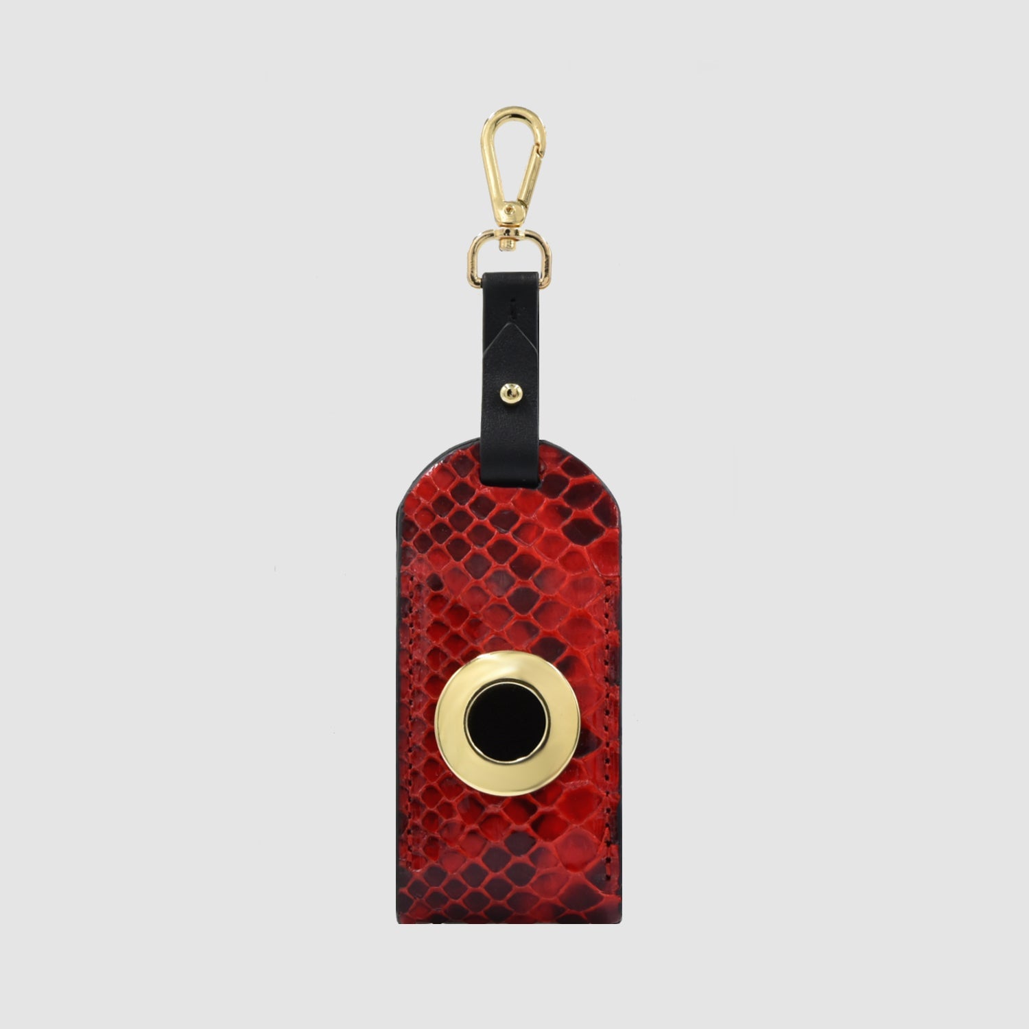 Porta sacchetti cani Poop Bag in vera pelle di Pitone