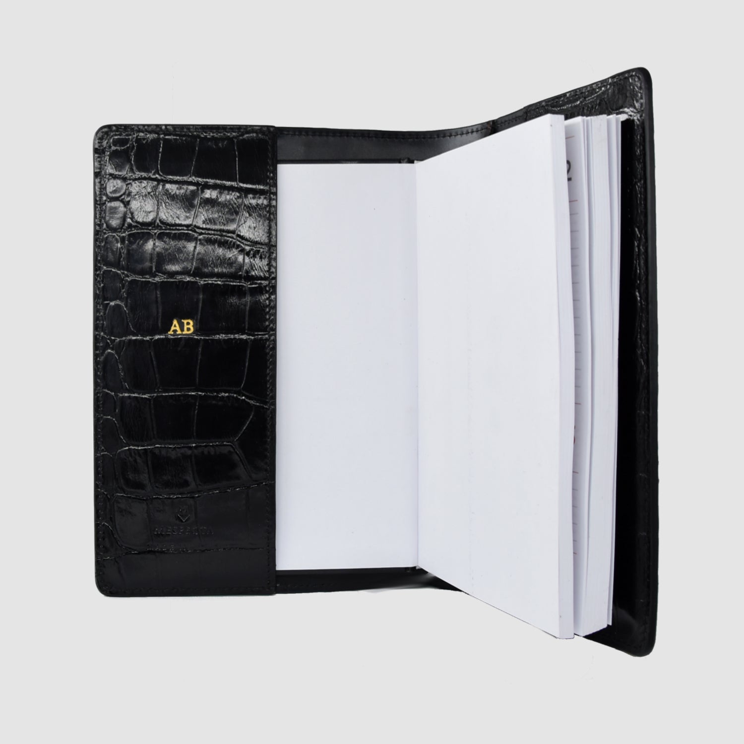 Porta Agenda in vera pelle di Coccodrillo