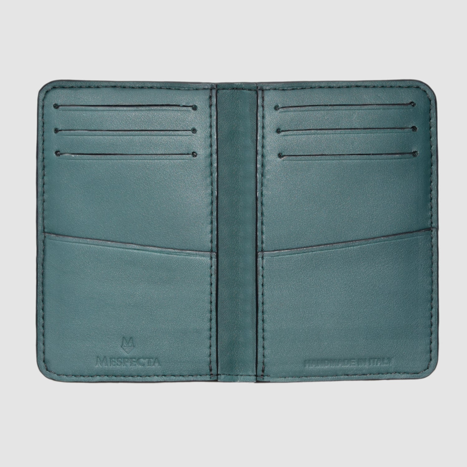 Porta carte Organizer tascabile in vero coccodrillo - 10 tasche - Personalizzabile - Marrone