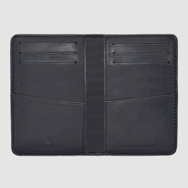 Porta carte Organizer tascabile in vera pelle di Pitone Personalizzabile - Verde Militare