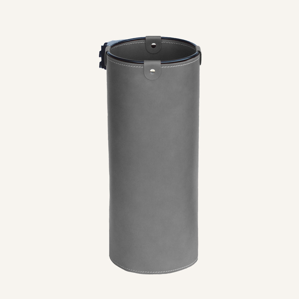 Portaombrelli di design in cuoio per appendiabiti ROCE - Grigio