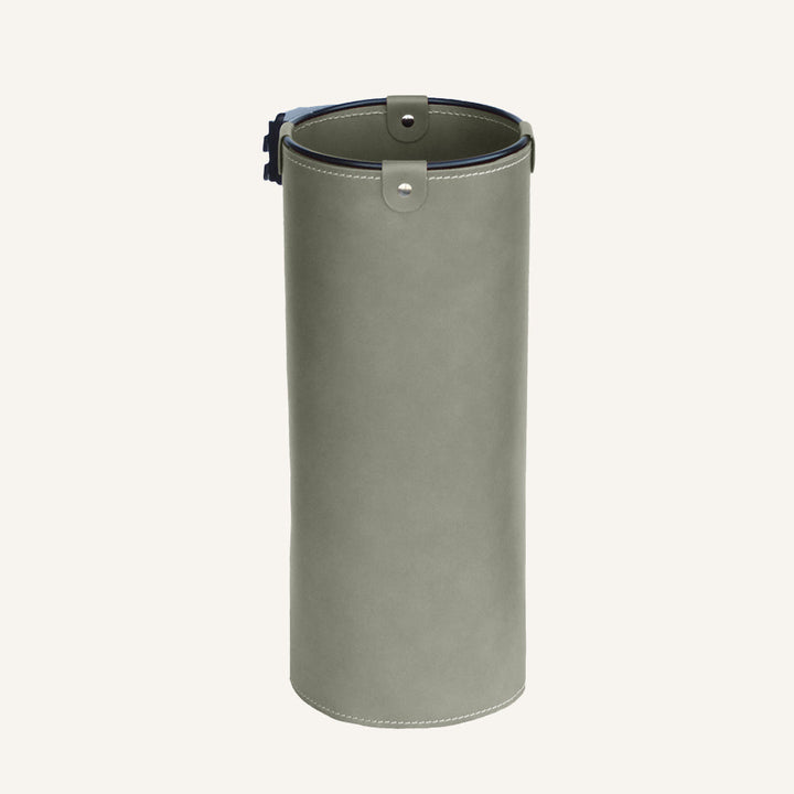 Portaombrelli di design in cuoio per appendiabiti ROCE - Tortora