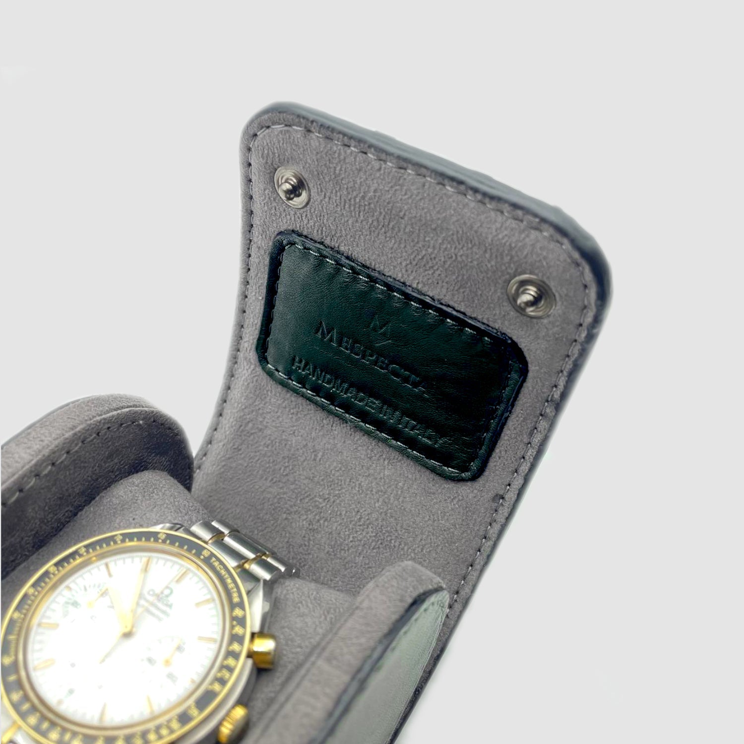 Portaorologio Watch Roll in Pelle di Pitone Personalizzato Made in Italy 1 slot