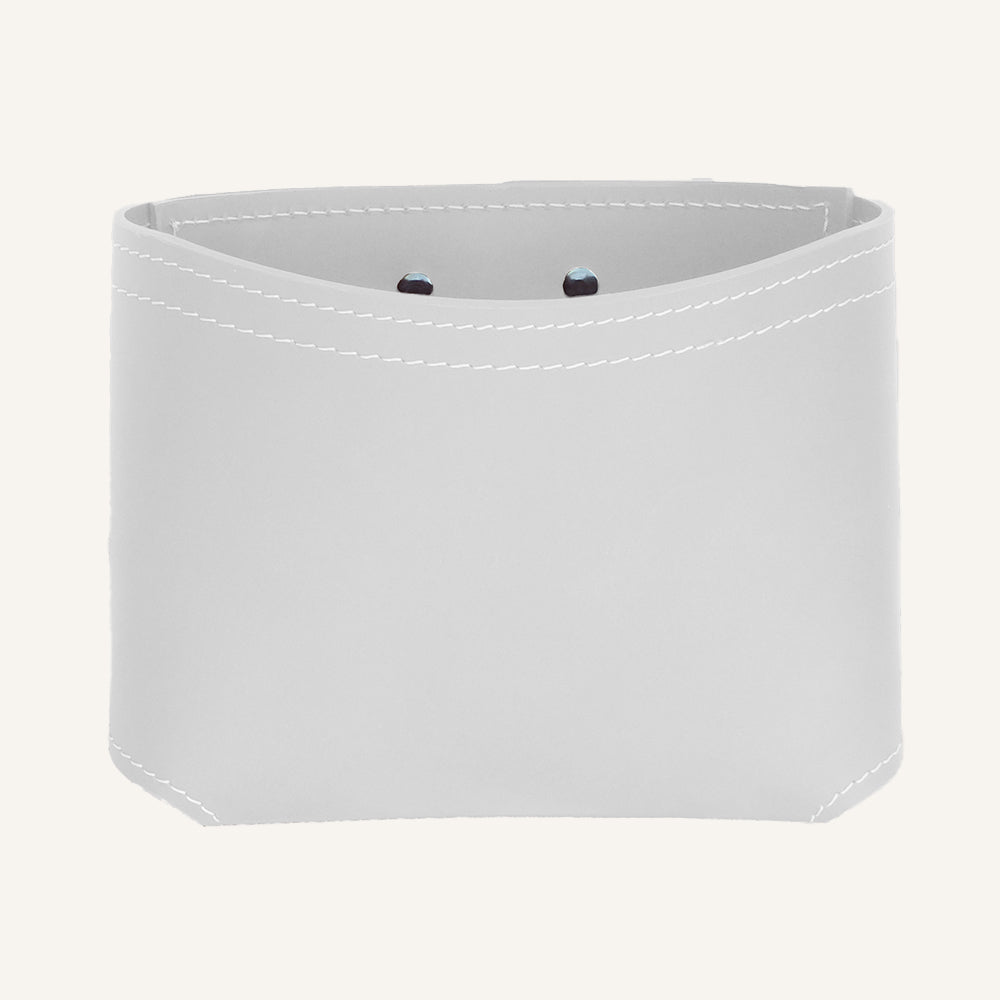 Svuota tasche di design in cuoio LORE - Bianco