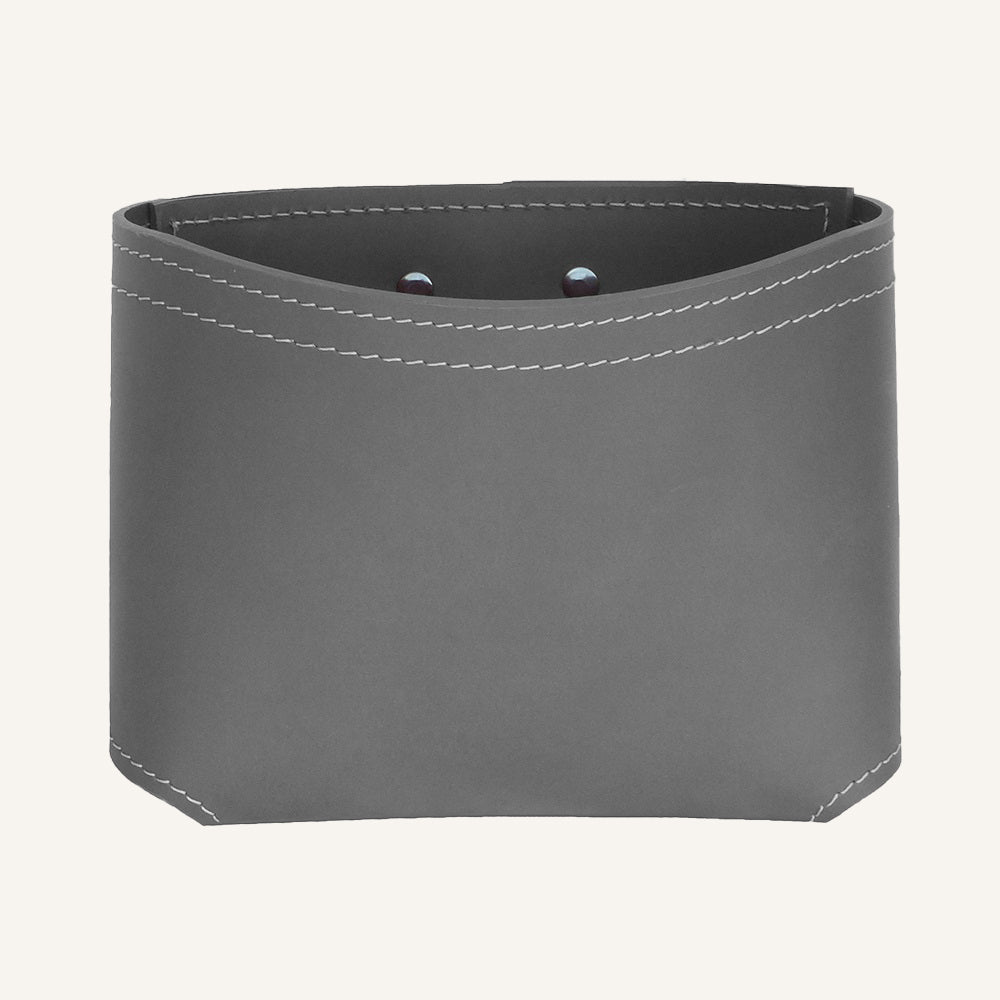 Svuota tasche di design in cuoio LORE - Grigio