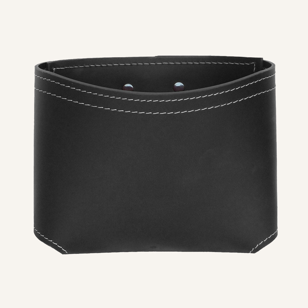 Svuota tasche di design in cuoio LORE - Nero