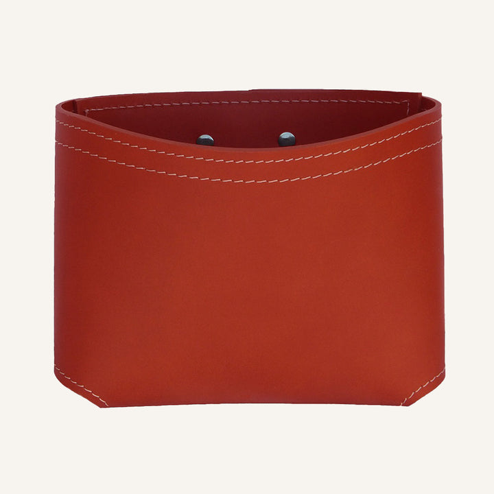 Svuota tasche di design in cuoio LORE - Rosso