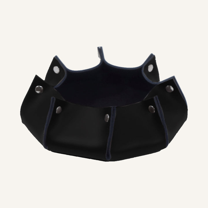 Svuotatasche in Vera Pelle Prestigiosa RITLUX - Nero