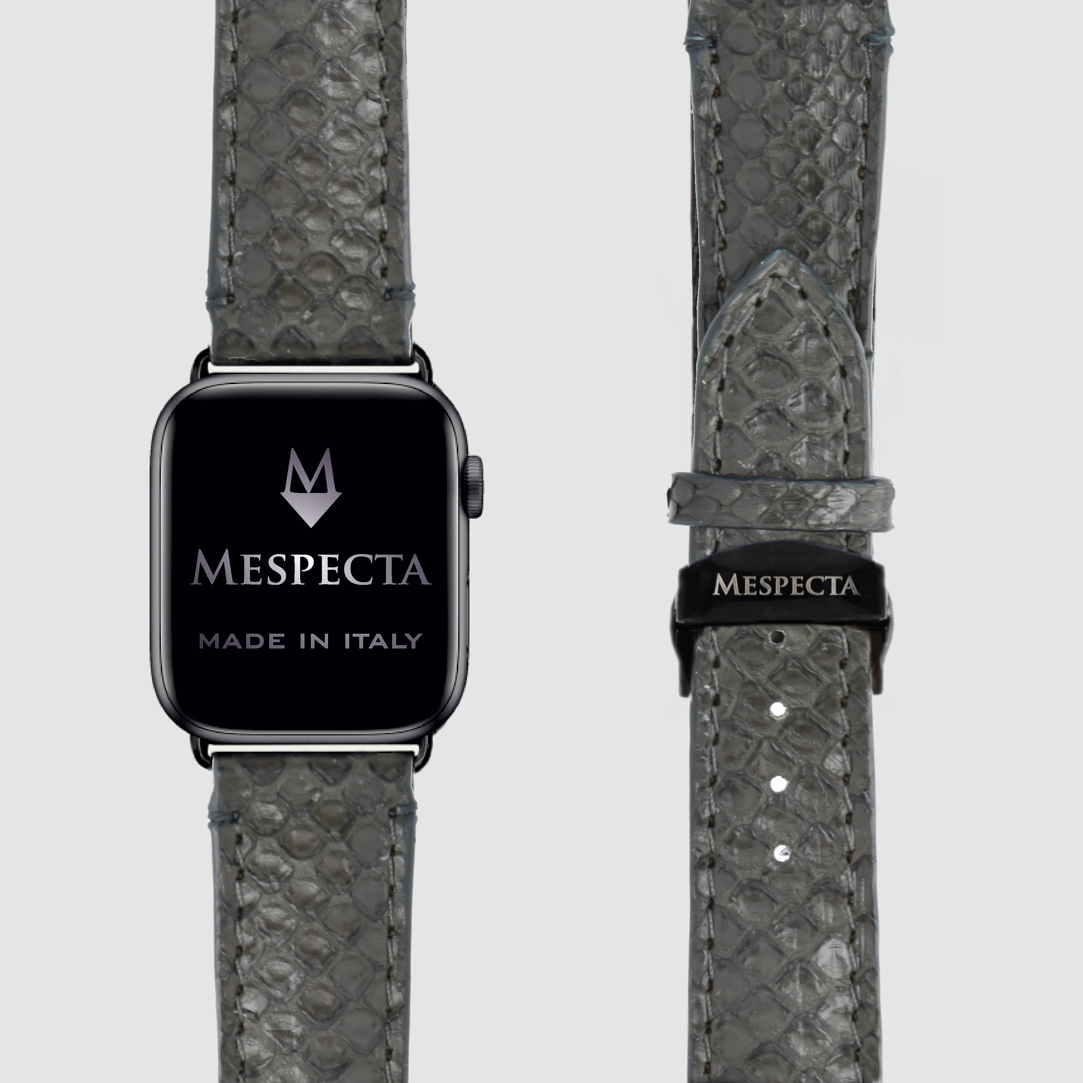 Cinturino Apple Watch in Pelle di Pitone Personalizzabile (Ultra, Serie 4–10, SE)