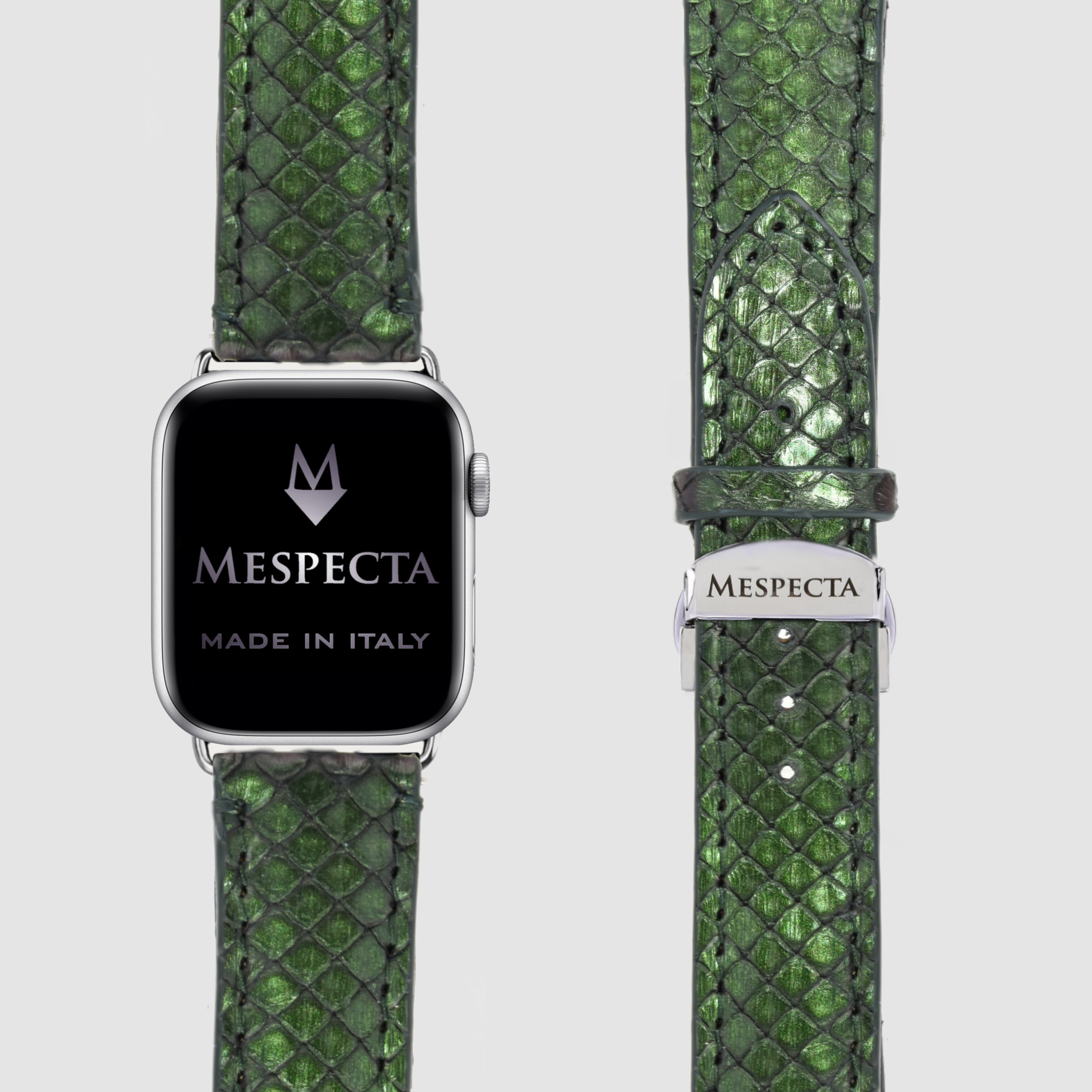 Cinturino Apple Watch in Pelle di Pitone Personalizzabile (Ultra, Serie 4–10, SE)
