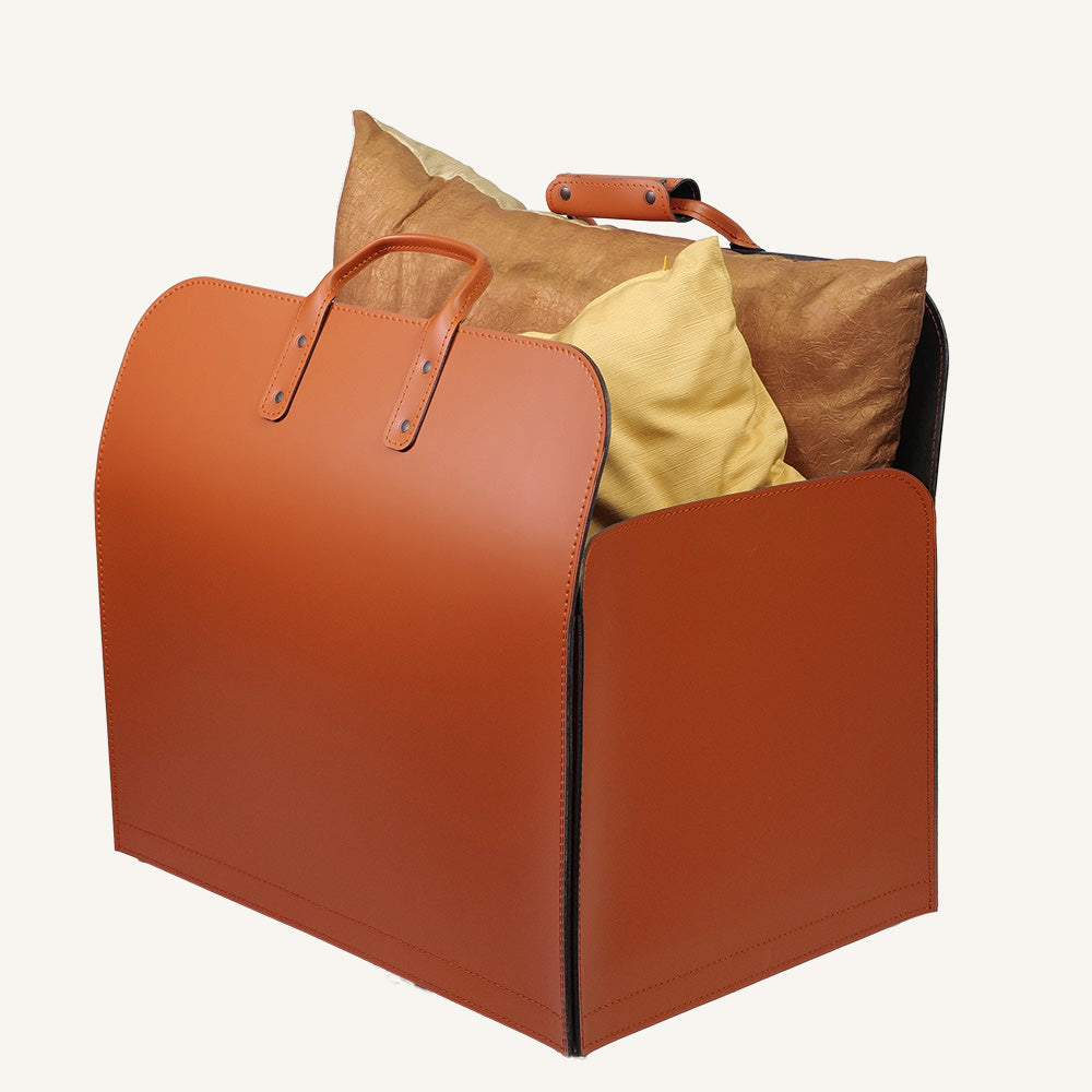Designer Cesto Organizer leather HABET HABITA