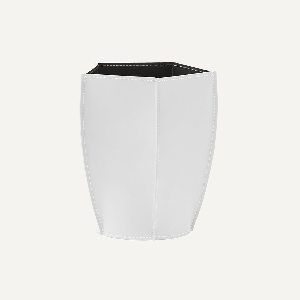 Cestino gettacarte di design POLIGONO - Bianco
