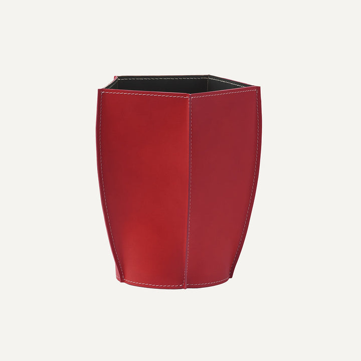 Cestino gettacarte di design POLIGONO - Rosso