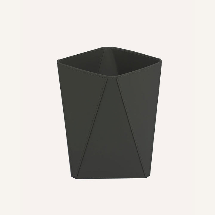 Cestino gettacarte in pelle TAUKA - Nero