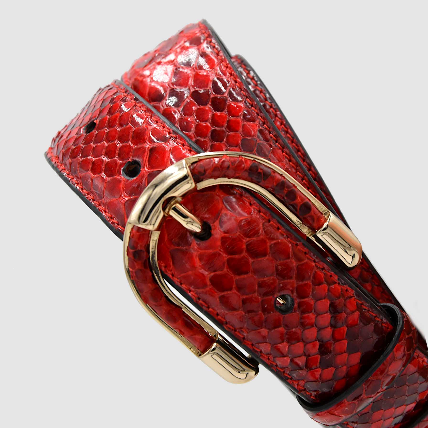 Cintura Donna in vera pelle di Pitone Personalizzabile