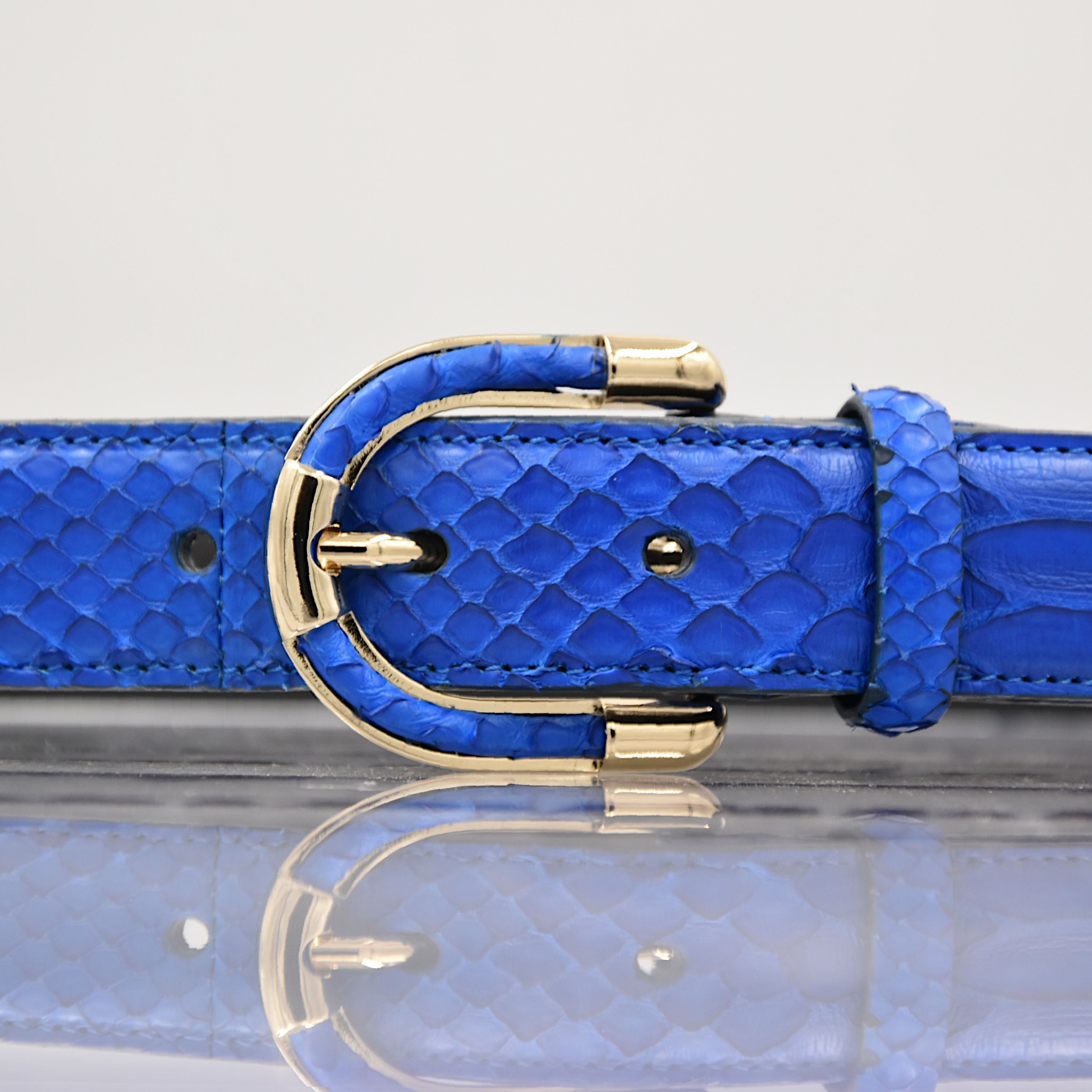 Cintura Donna in vera pelle di Pitone Personalizzabile