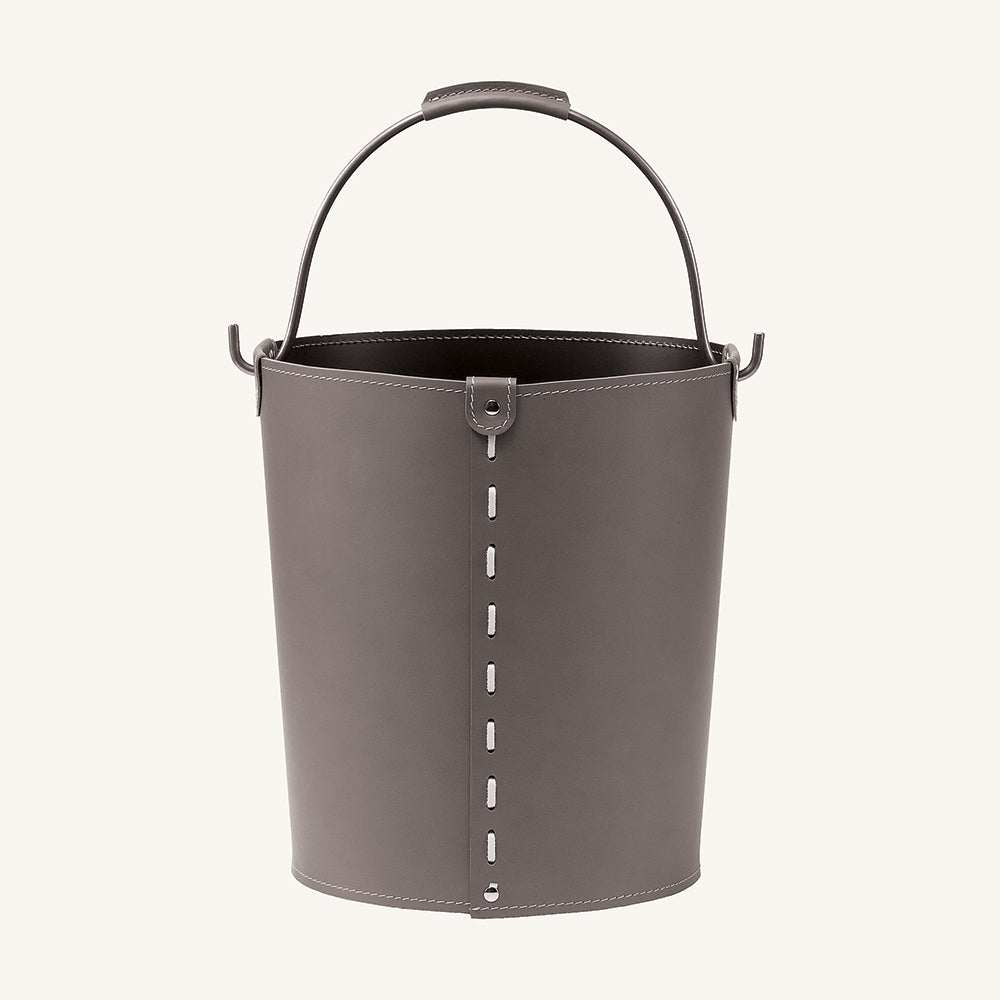 Contenitore design con manico VINTAGE - Grigio