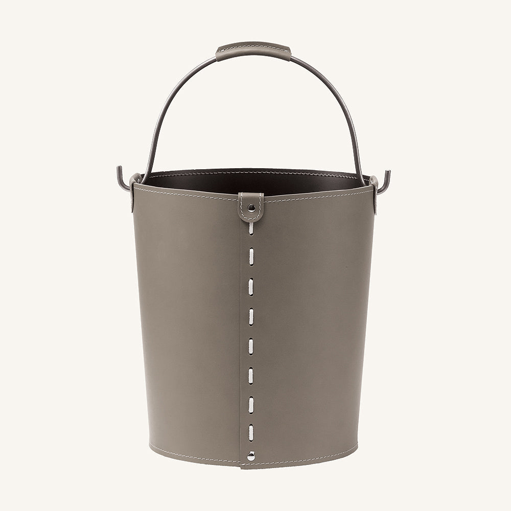 Contenitore design con manico VINTAGE - Tortora