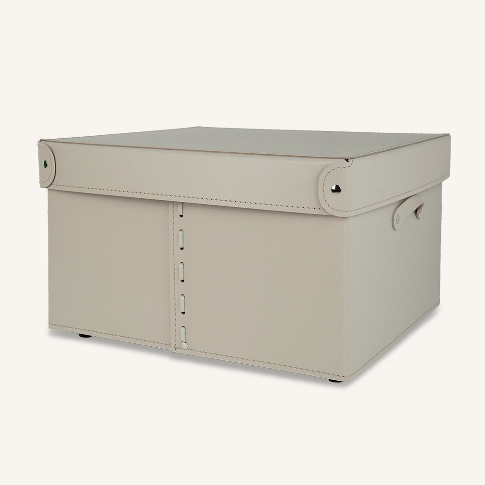 Contenitore per armadio GABRY - Avorio antico, 37 x 40 x 25 cm