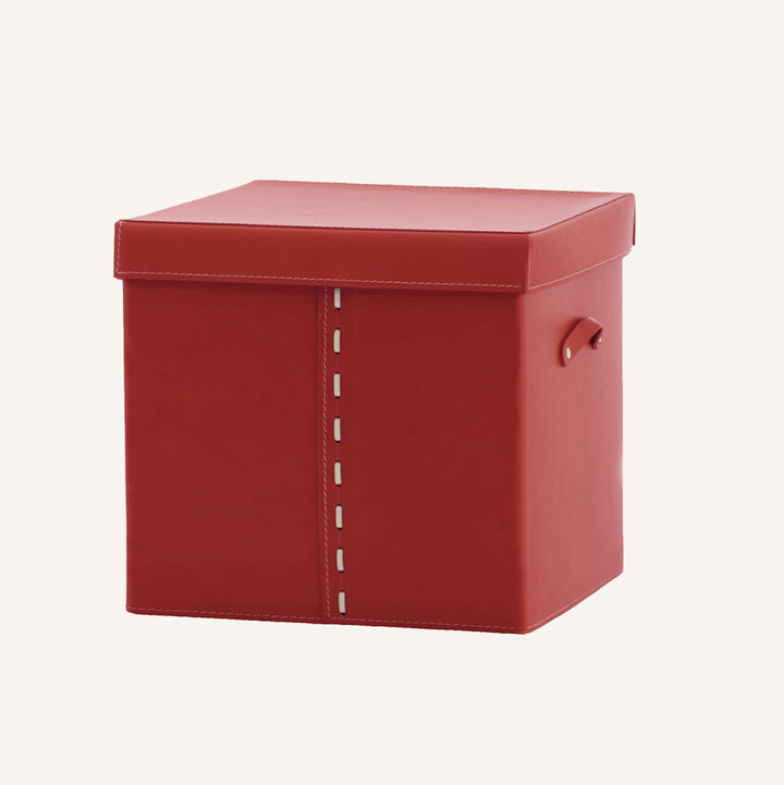 Contenitore per armadio GABRY - Rosso, 37 x 40 x 25 cm