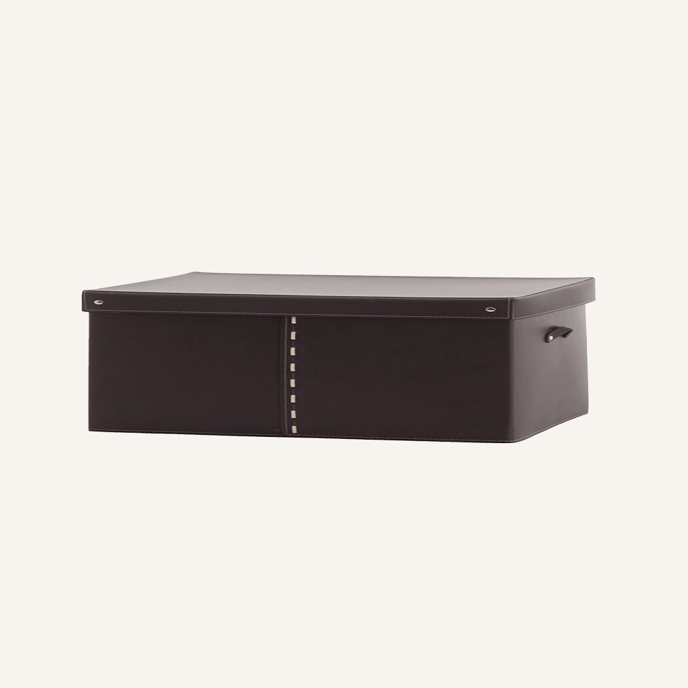 Contenitore per armadio GABRY - Marrone scuro, 44 x 59 x 19 cm