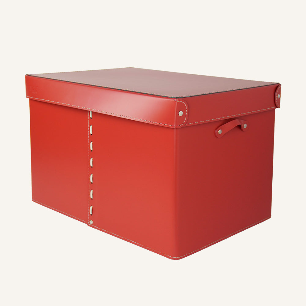 Contenitore per armadio GABRY - Rosso, 37 x 55 x 35 cm