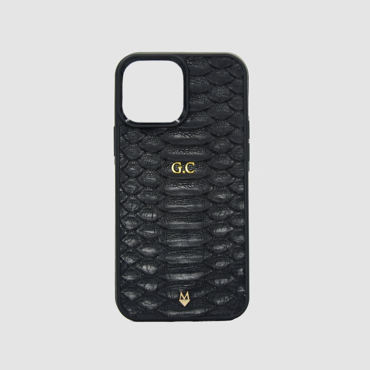 Cover in vera pelle di Coccodrillo e Pitone iPhone 17/16/15/14/13/12 MagSafe Personalizzabile