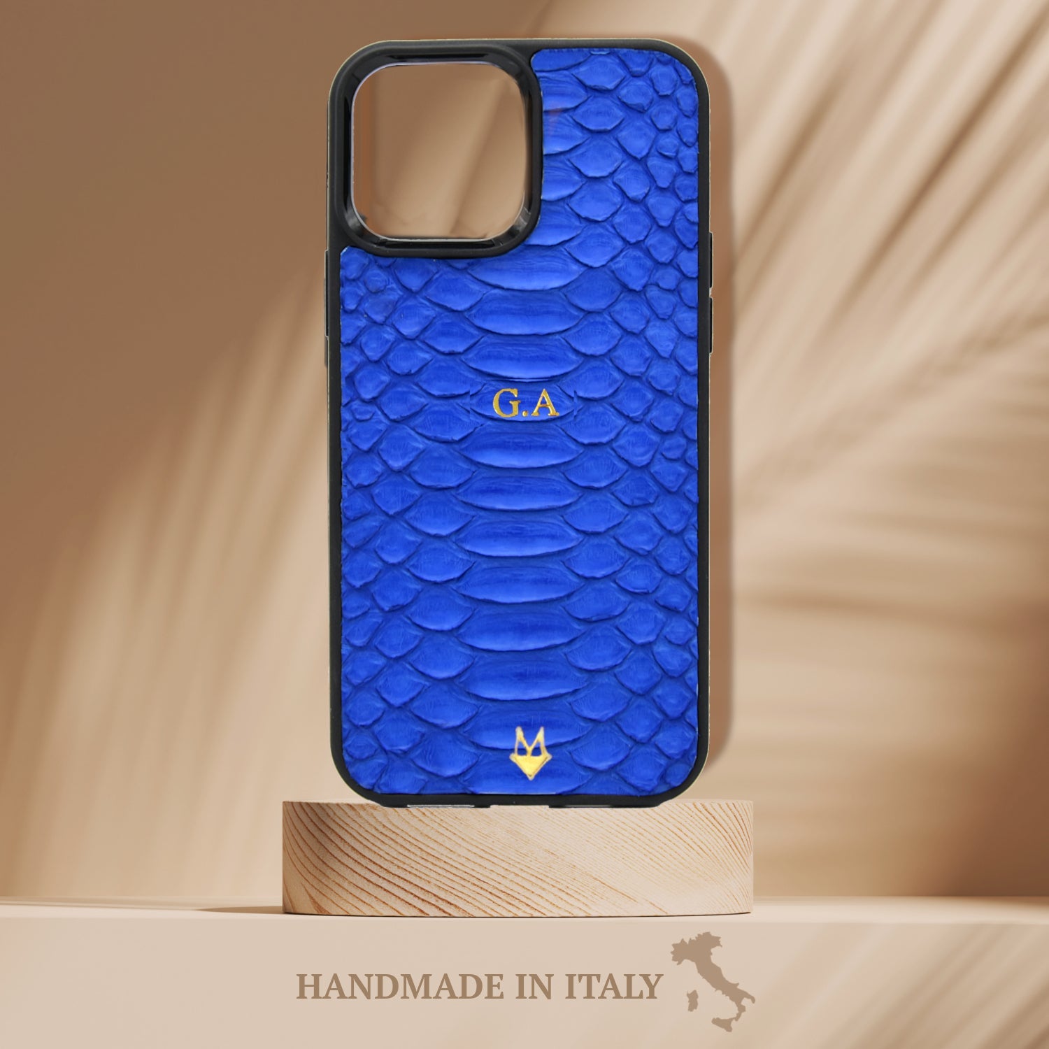 Cover in vera pelle di Pitone Personalizzabile iPhone 17/16/15/14/13/12