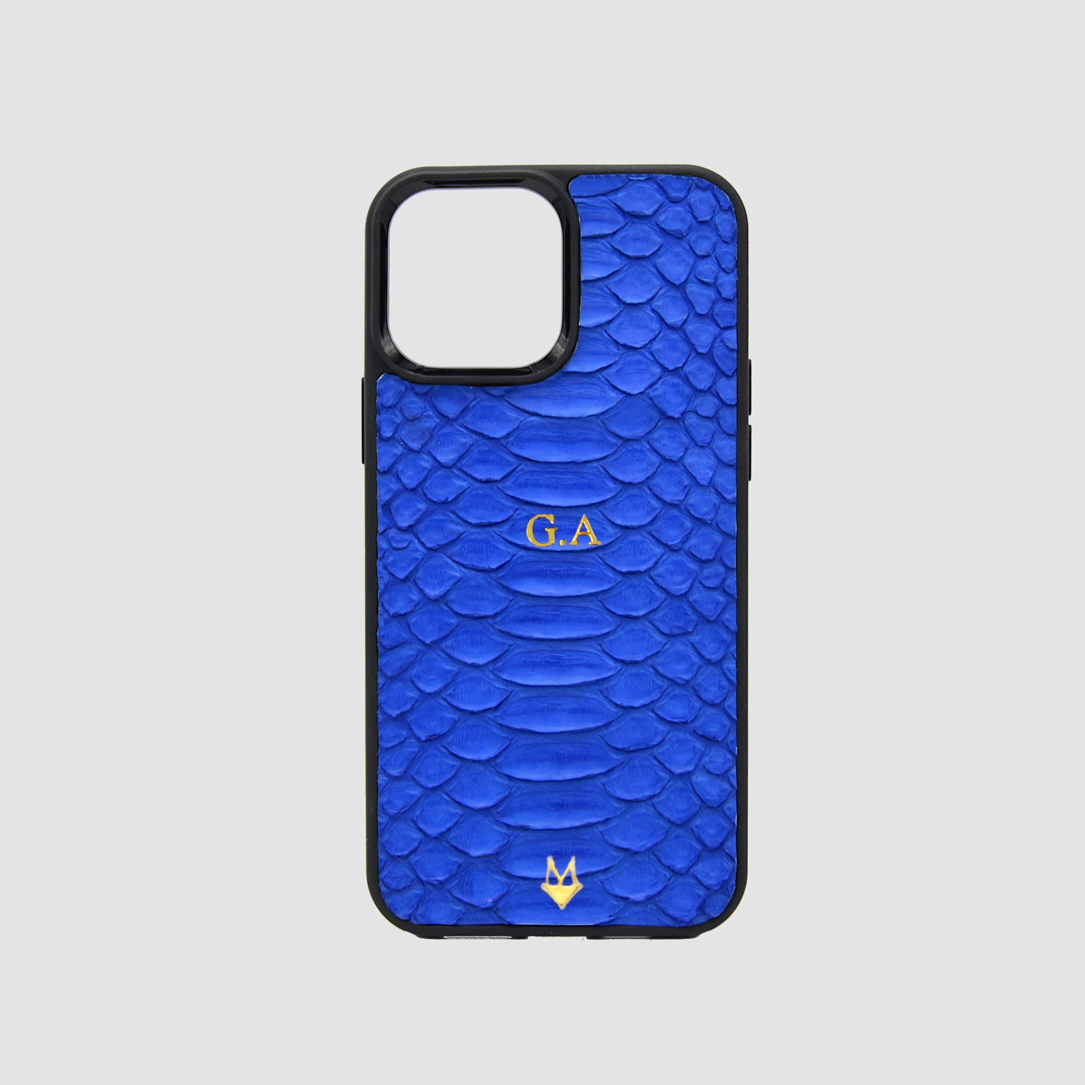 Cover in vera pelle di Pitone Personalizzabile iPhone 17/16/15/14/13/12