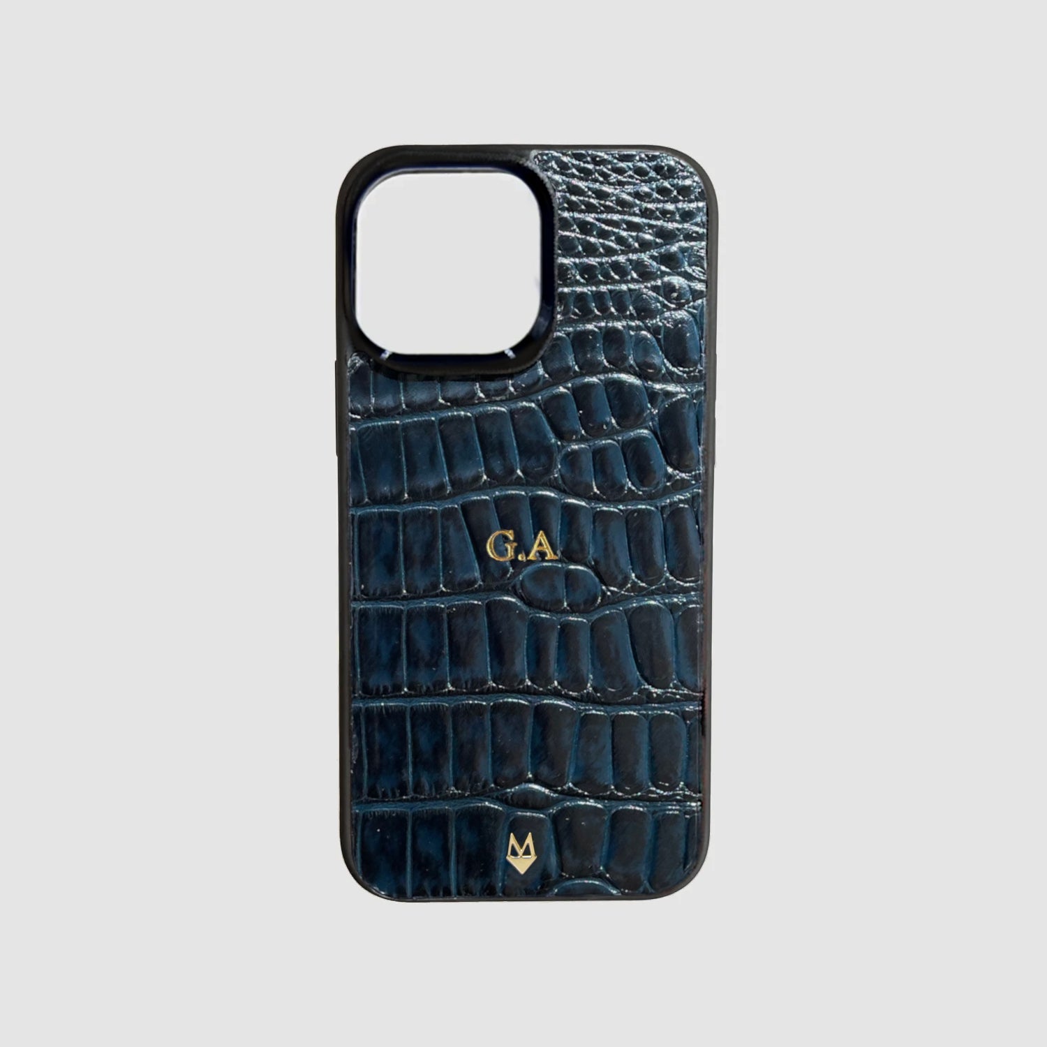 Cover in vera pelle di Coccodrillo iPhone MagSafe 17/16/15/14/13/12