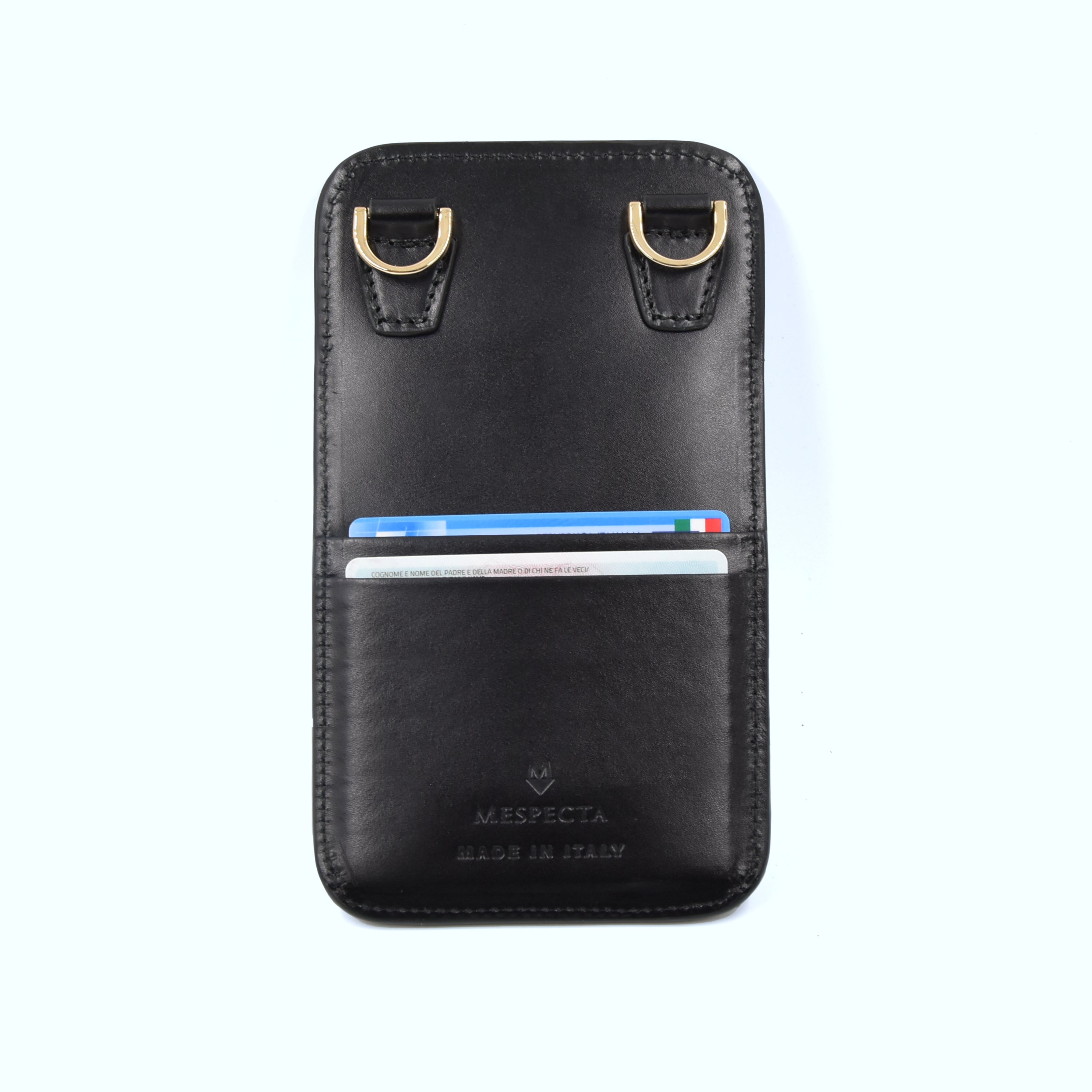 Porta Telefono a tracolla con porta carte - Custodia Smartphone in Pitone