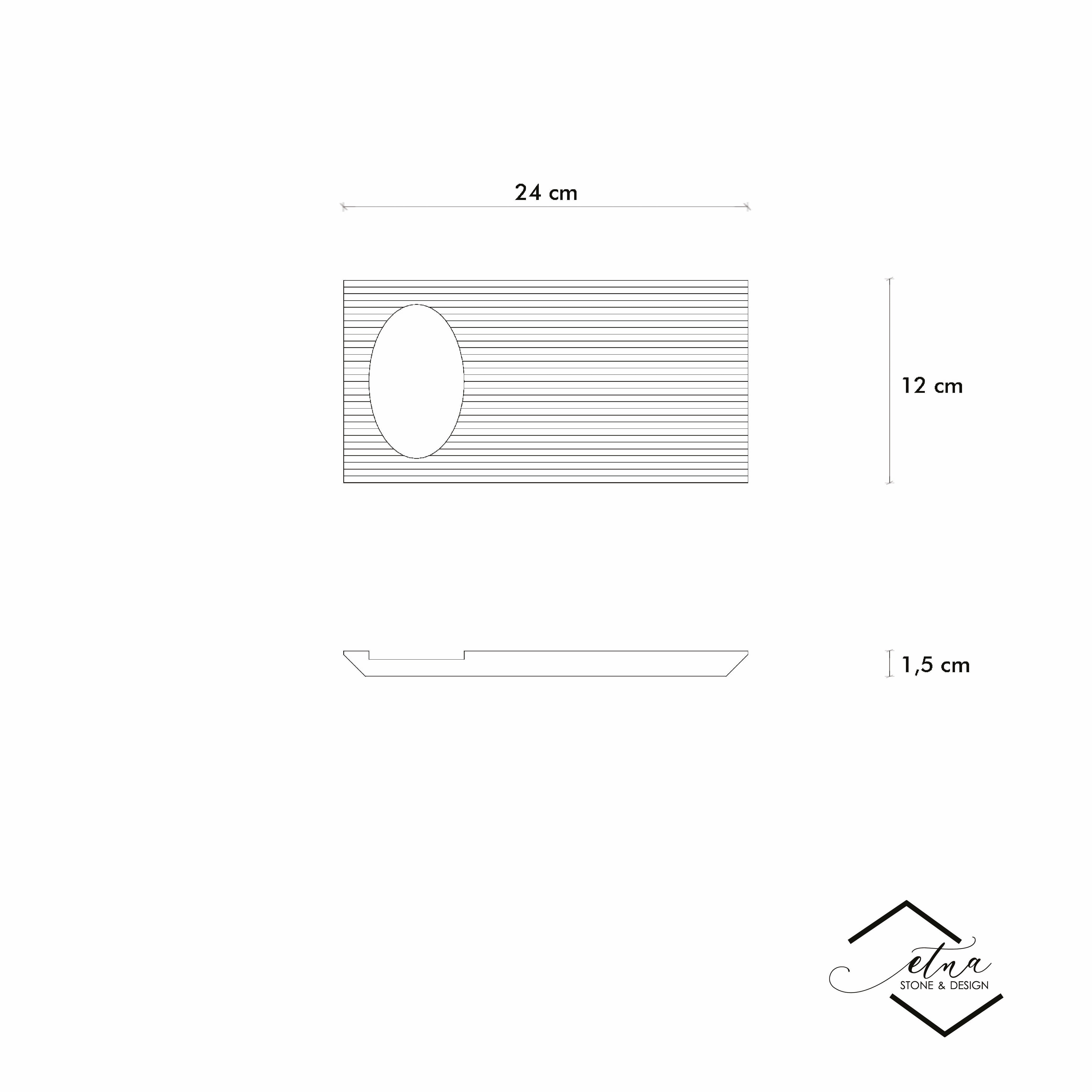 Solco -Piatto con ciotolina