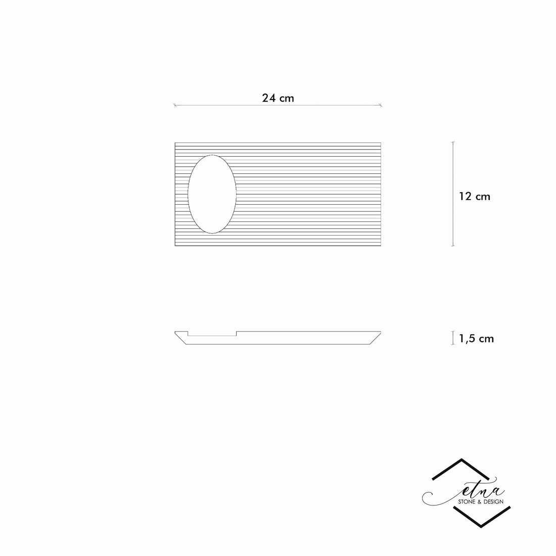 Solco -Piatto con ciotolina