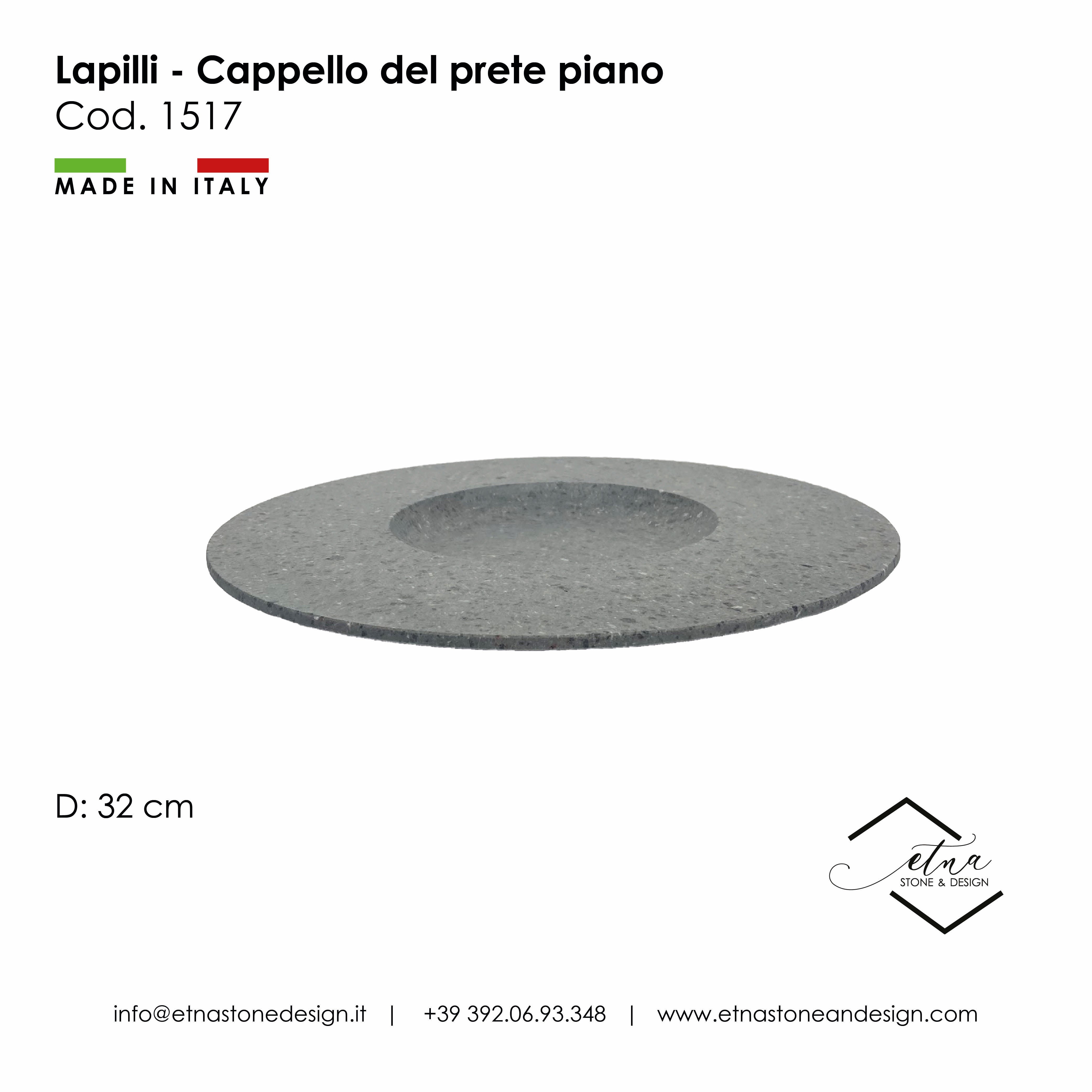 Lapilli - Cappello del prete piano