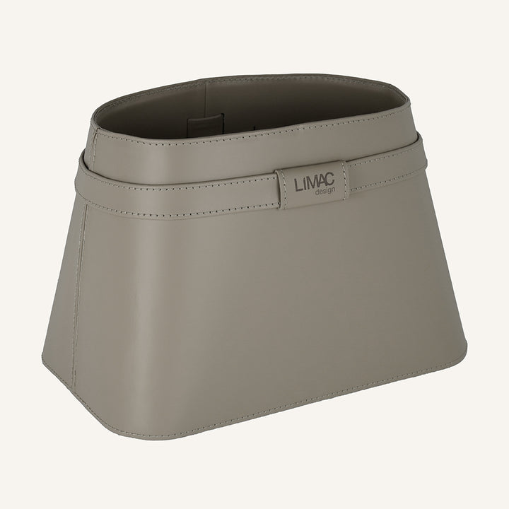 Lussuoso portariviste in pelle CLOTIDIE - Grigio chiaro