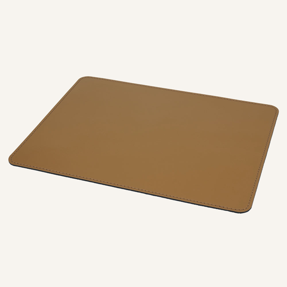 Tovaglietta americana rettangolare in cuoio TOVLEQ - Marrone, Tovaglietta