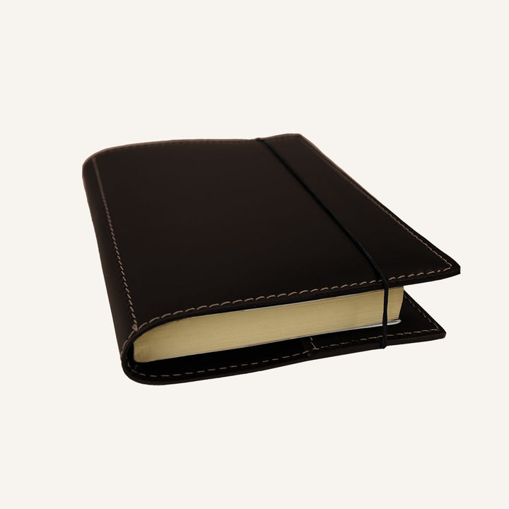 Porta agenda in cuoio - Marrone scuro