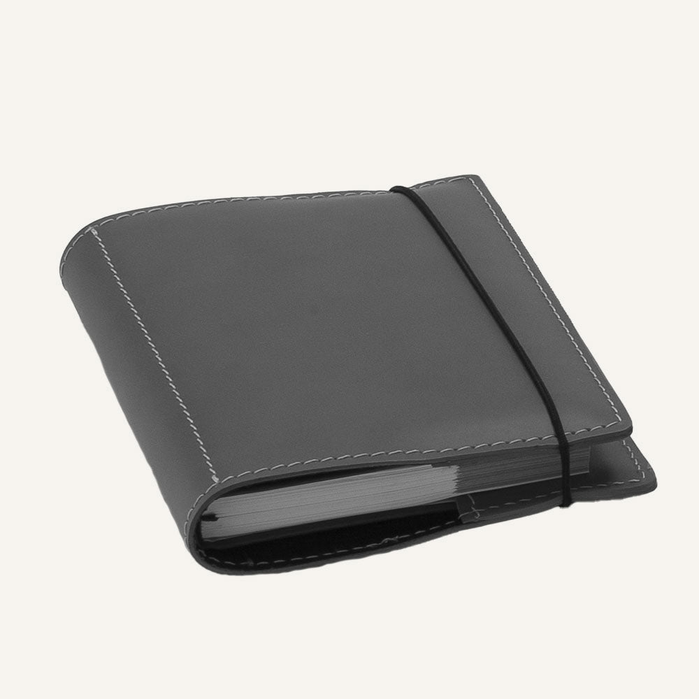 Porta agenda in cuoio - Grigio