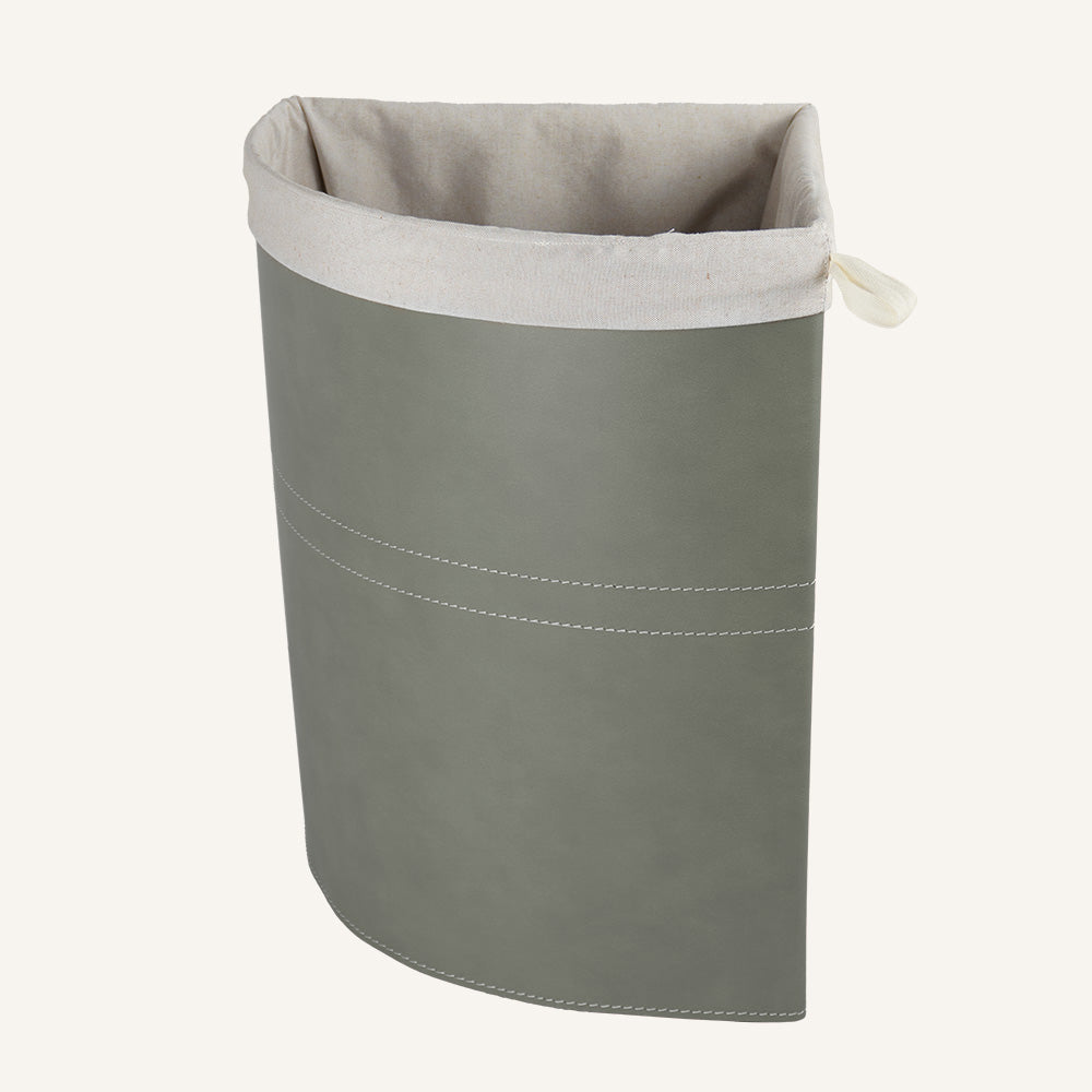Portabiancheria angolare aperto LUNARIA - Tortora, Deluxe