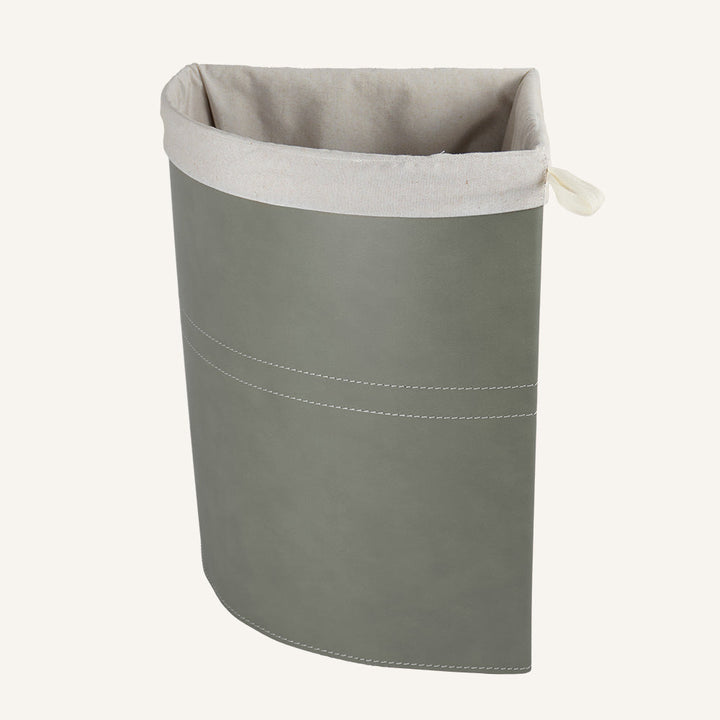 Portabiancheria angolare aperto LUNARIA - Tortora, Deluxe