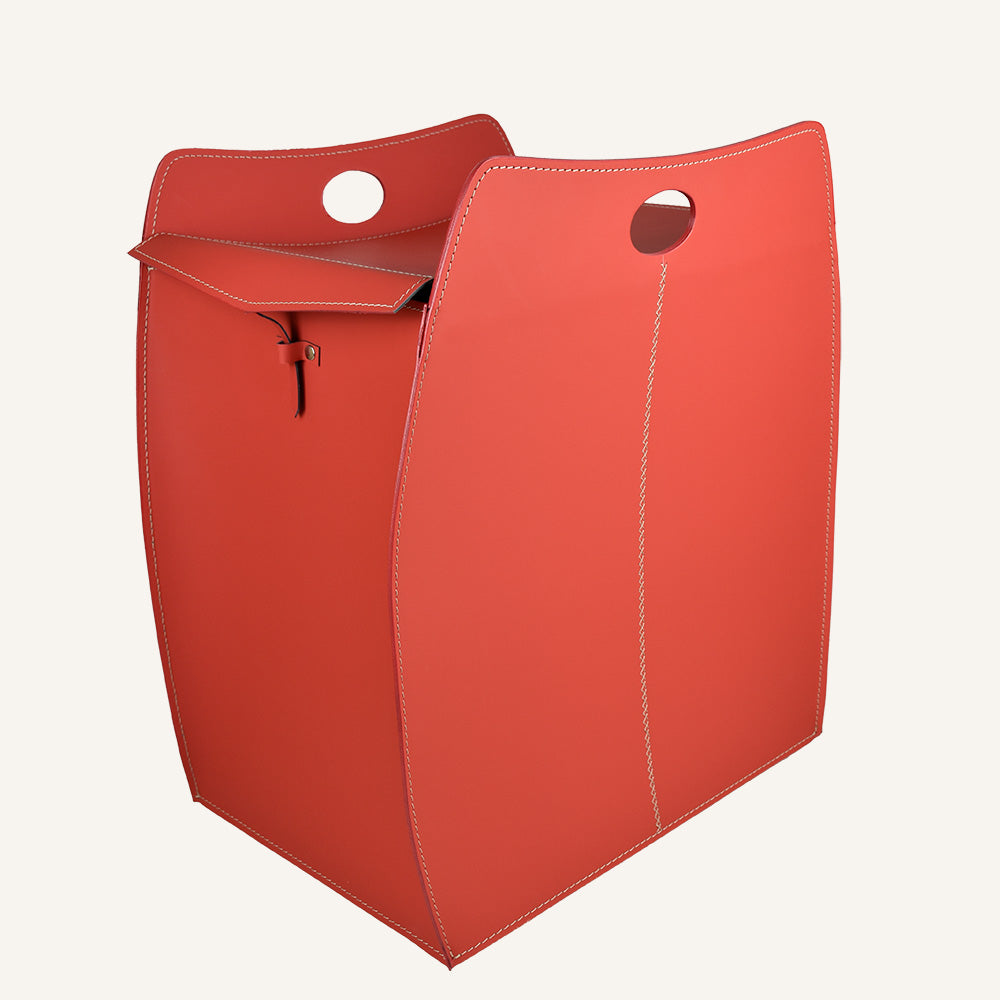 Portabiancheria di design ALESSIO - Rosso