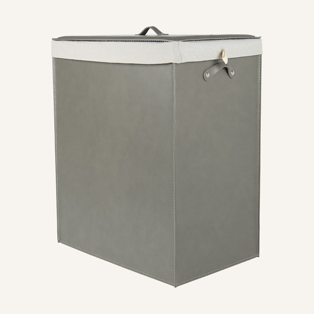 Portabiancheria dal design minimal PETER - Tortora, Deluxe