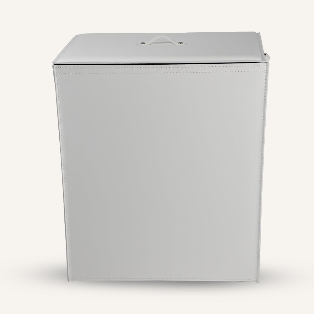 Portabiancheria dal design minimal PETER - Bianco, Standard