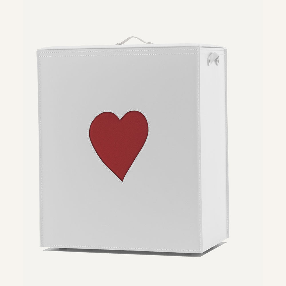 Portabiancheria di design con cuore ADELE