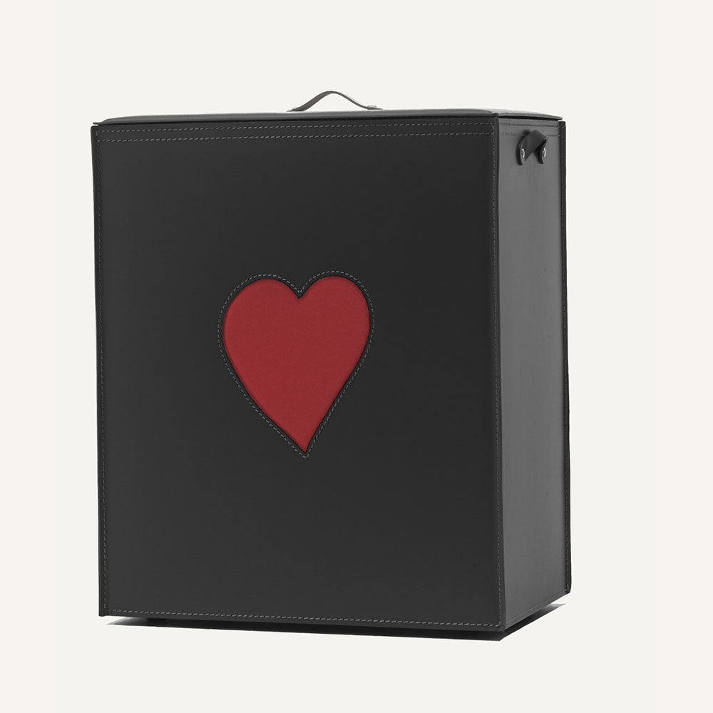 Portabiancheria di design con cuore ADELE