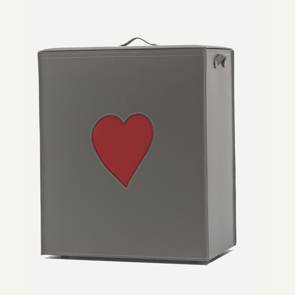 Portabiancheria di design con cuore ADELE