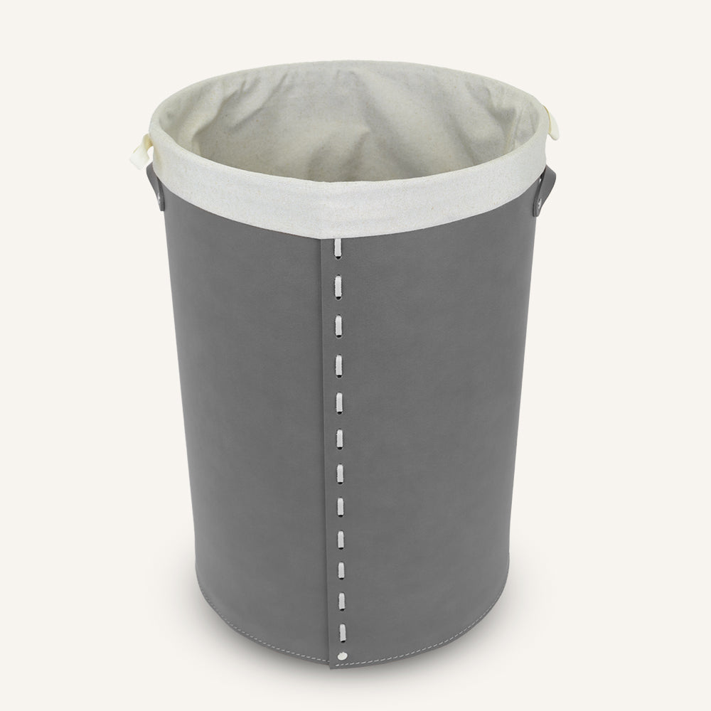 Portabiancheria rotondo di design CESTELLEA - Grigio, Deluxe