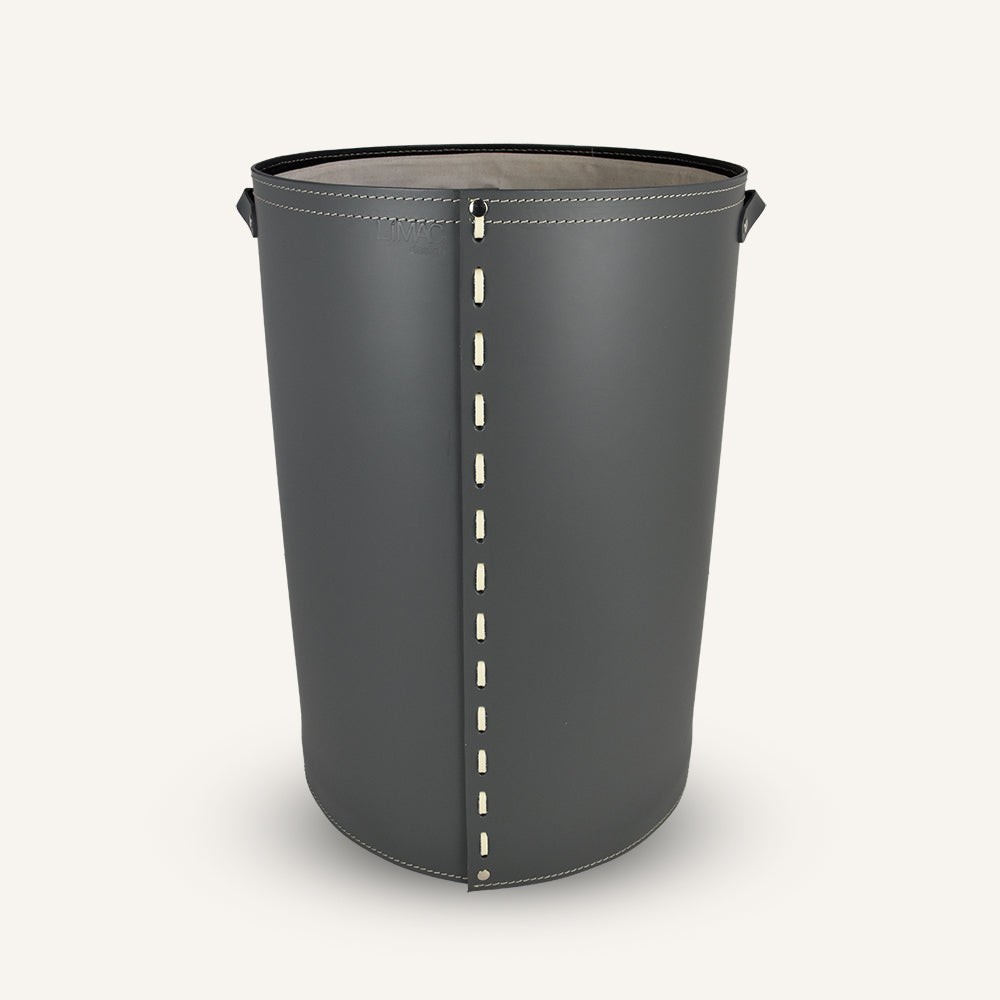 Portabiancheria rotondo di design CESTELLEA - Grigio, Standard
