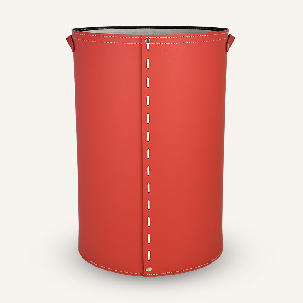Portabiancheria rotondo di design CESTELLEA - Rosso, Standard