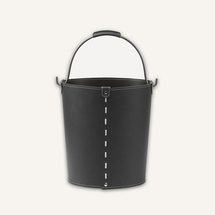 Contenitore design con manico VINTAGE - Nero